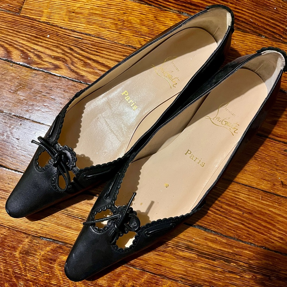 Christian Louboutin Black Women's Ballet Flats